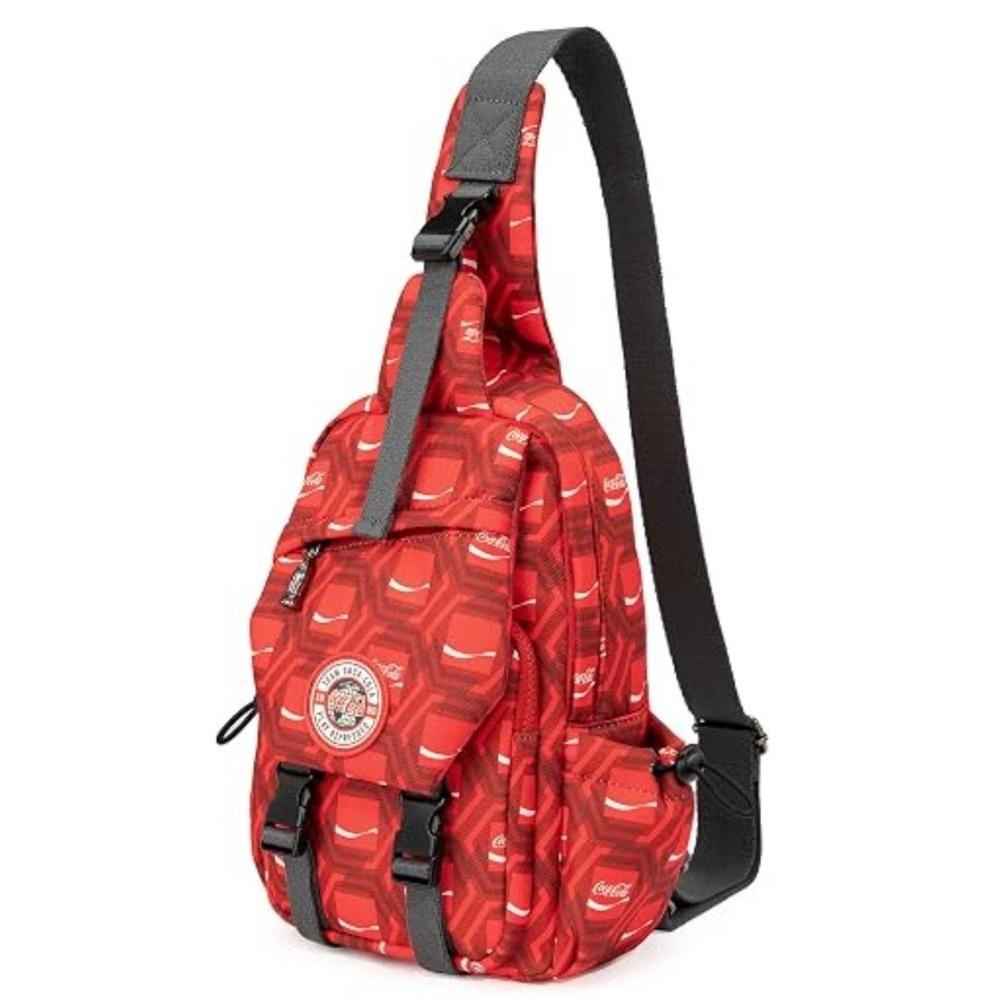 Sling Backpack Crossbody Bag With Coca Cola Logo Slingback Casual Daypack NWT